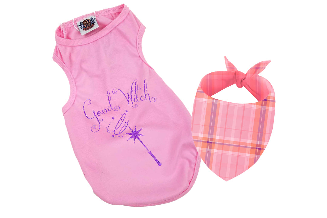 Halloween Dog Bandana Costume | Good Witch
